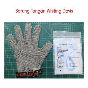 SARUNG TANGAN BAJA 5 JARI - WHITING DAVIS STAINLESS METAL GLOVE