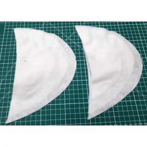 KAPAS JAS NPB / KAPAS PUNDAK JAS / KAPAS BLAZER/ BUSA JAS - PUTIH