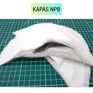 KAPAS JAS NPB / KAPAS PUNDAK JAS / KAPAS BLAZER/ BUSA JAS - PUTIH