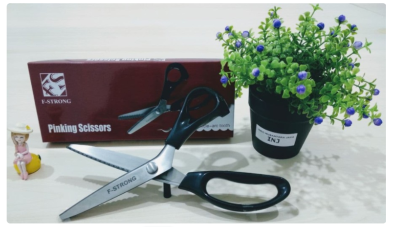 GUNTING POTONG BAHAN KAIN F-STRONG FS-901 / FS 901 PINKING SCISSORS GUNTING POTONG BAHAN KAIN F-STRONG FS-901 / FS 901 PINKING SCISSORS