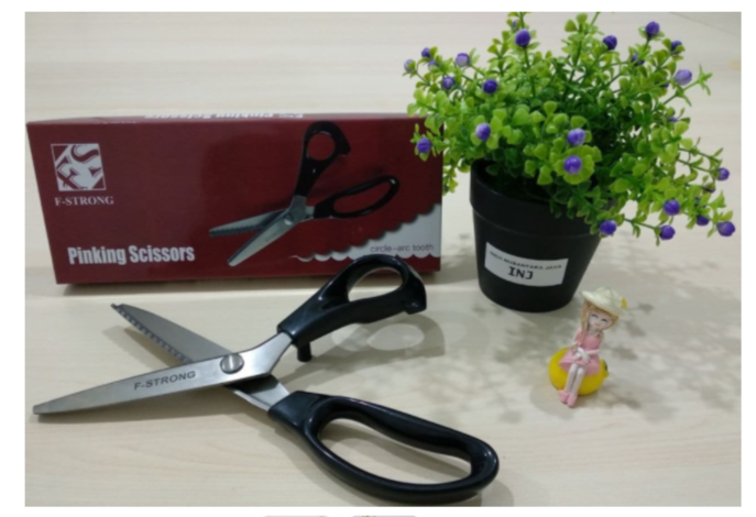 GUNTING POTONG BAHAN KAIN F-STRONG FS-901 / FS 901 PINKING SCISSORS GUNTING POTONG BAHAN KAIN F-STRONG FS-901 / FS 901 PINKING SCISSORS