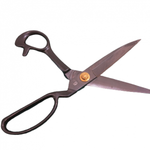 GUNTING KAIN BALUDAN HITAM 9 INCH