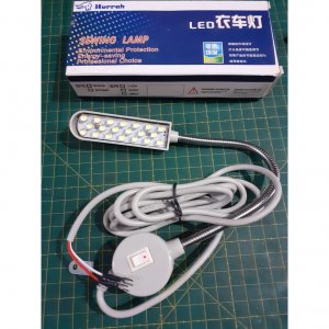 LAMPU MESIN JAHIT LED 20 TITIK BELALAI MAGNET HURRAH 820M UNPLUG