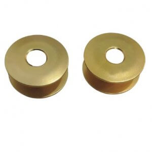 BOBBINS / SPOOL EMAS ALUMUNIUM MESIN JAHIT JARUM 1 HIGH SPEED INDUSTRI