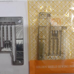 NEEDLE PLATE E3326 MESIN KAMKUT OVERDECK
