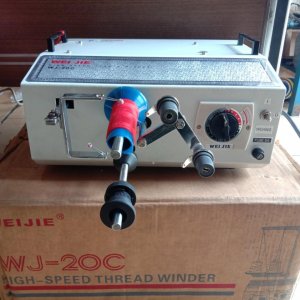 MESIN GULUNG BENANG BORDIR 2 CONES WEIJIE WJ-20C