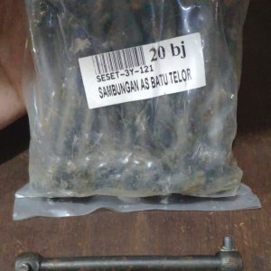 3Y-121 BESI TENGAH / SAMBUNGAN AS BATU ROLLER TELOR MESIN SESET KULIT