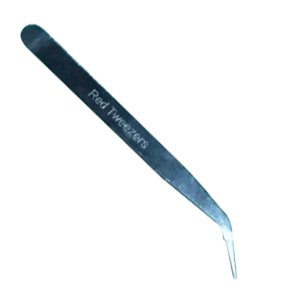 PINSET RED TWEEZERS BENGKOK STAINLESS STEEL - PINSET BAHAN KAIN