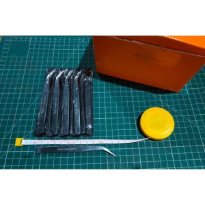 PINSET RED TWEEZERS BENGKOK STAINLESS STEEL - PINSET BAHAN KAIN