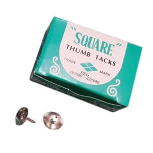 PAKU PAYUNG SQUARE THUMB TACKS - ISI 50 BJI
