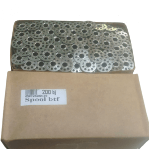 P/N 107 BOBBIN / SPUL / SPOOL BESI MESIN JAHIT HITAM BUTTERFLY - 200BJ