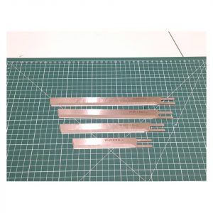 PISAU MESIN GUNTING POTONG LURUS / STRAIGHT KNIFE HSS MERAH WAYKEN