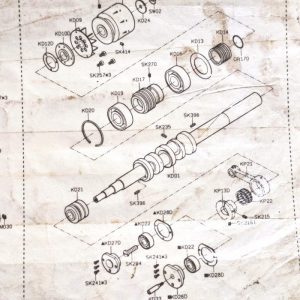 KD01 AS ANGKA 8 MESIN OBRAS F700