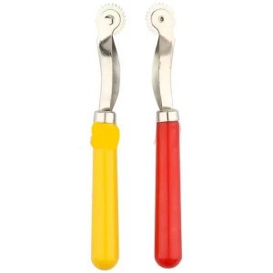 ALAT PENANDA BAHAN / RADER GERIGI GAGANG PLASTIK WARNA / TRACING WHEEL