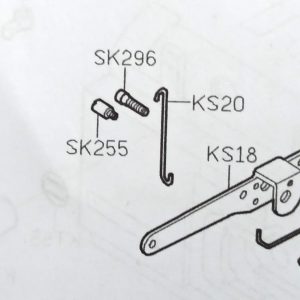 KS20 PENGANGKAT ANGKATAN SEPATU MESIN OBRAS F700