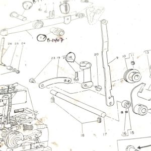 B4411-373-000-A OTOMATIS PENGANGKAT SEPATU MESIN PASANG KANCING 373