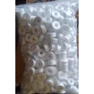 BENANG SPOOL BORDIR 2 BENANG WARNA PUTIH (PER LUSIN)