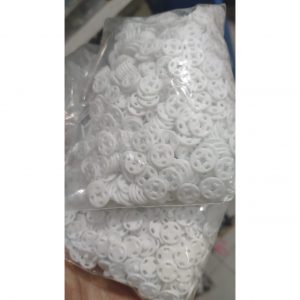 KANCING CETET / KANCING JEPRET PLASTIK 10MM ISI 1000 PASANG (PUTIH)