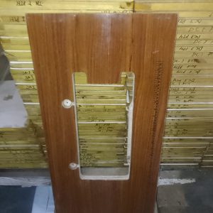 MEJA MESIN JAHIT KLASIK HITAM / SEMI PORTABLE / PAPAN JA1 COKLAT