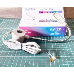 Lampu Mesin Jahit LED 10 Titik Unplug Belalai Magnet Merk SAVER