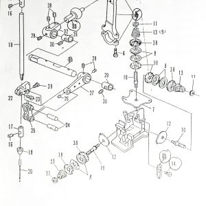 14547++ Tension Depan Komplit Mesin Obras Kecil GN1-1