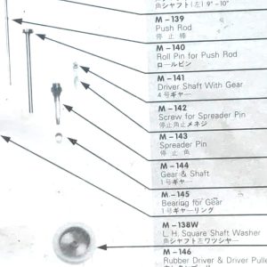M-144 Wayken Gear Puller Mesin Potong Bahan Kain KM