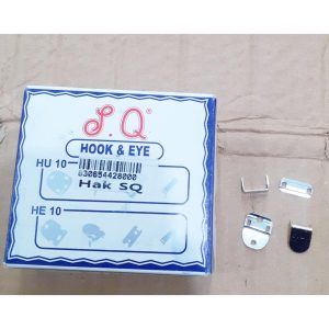 Kancing Hak SQ HU 10 Hook & Eye / Kancing Hak Getok Ketok 1 Gross Set