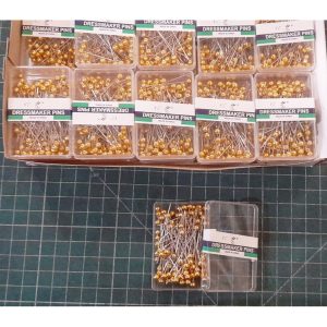Jarum Pentul Hijab Dressmaker Pins Warna Warni 1½ Inch Isi 100 pcs