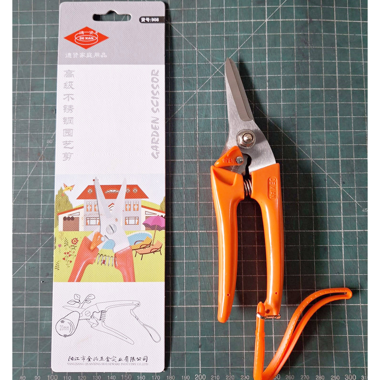 GUNTING STIK DAHAN RANTING STAINLESS STEEL DEXIAN 908 GUNTING STIK DAHAN RANTING STAINLESS STEEL DEXIAN 908
